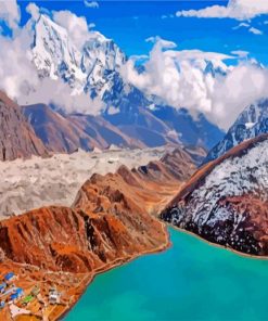 Gokyo-Lakes-landscape-paint-by-number