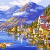 Hallstatt Austria paint by number