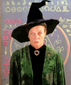 Harryy Potter Minerva McGonagall paint by number