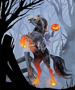 Headless Horseman Art paint by numbers