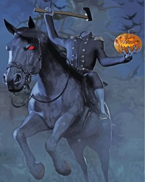 Headless-Horseman-paint-by-numbers