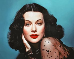 Hedy Lamarr Actress paint by numbers