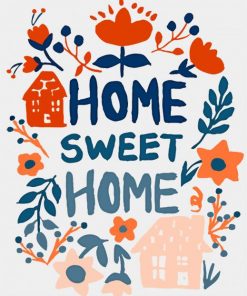 Home Sweet Home paint by numbers