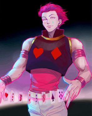 Hunter X Hunter Anime Hisoka paint by numbers