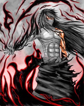 Ichigo Getsuga Tenshou paint by Numbers