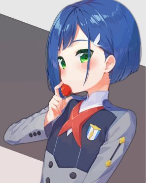 Ichigo-darling-in-the-franxx-paint-by-numbers