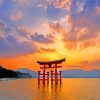 Itsukushima Shinto Shrine paint by number