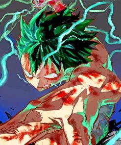 Izuku Midoriya paint by numbers