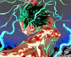 Izuku Midoriya paint by numbers