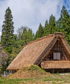 Shirakawa Village paint by numbers