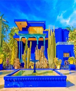 Jardin Majorelle paint by number