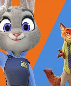 Judy Hoops And Nick paint by number