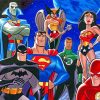 Justice League Animation paint by number