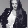 Katherine-Langford-black-and-white