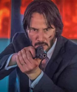 Keanu Reeves John Wick paint by numbers