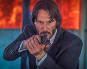 Keanu Reeves John Wick paint by numbers