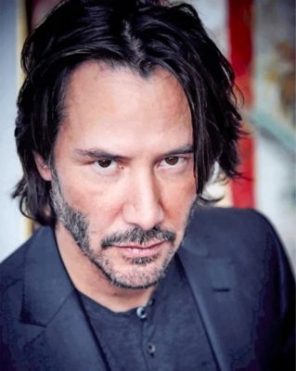 Keanu Reeves paint by numbers