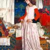 La Belle Iseult William Morris paint by number