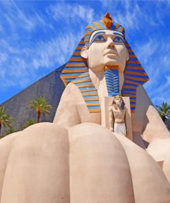 Lively-pyramid-shaped-casino-resort-las-vegas-paint-by-number