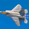 Lockheed Martin F22 Raptor paint by numbers