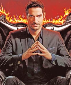 Lucifer Character paint by numbers