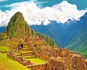 Machu Picchu paint by numbers