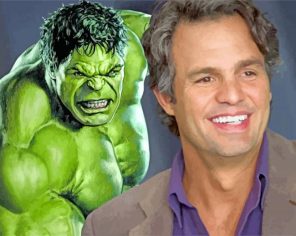 Mark Ruffalo Hulk paint by numbers