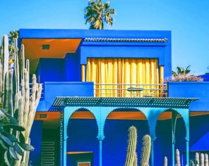 Marrakesh La Majorelle paint by numbers