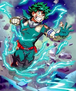 Mha Deku paint by numbers