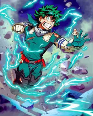 Mha Deku paint by numbers