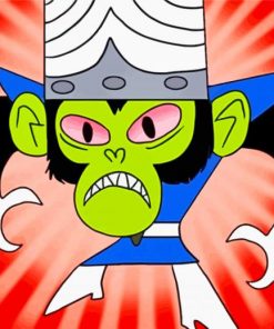 Mojo Jojo Villain Paint by numbers