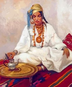 Moroccan Amazigh Woman paint by number