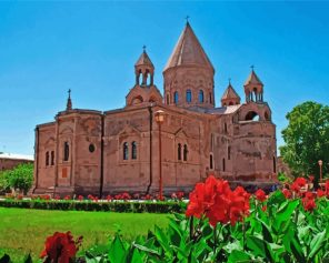 Mother See Of Holy Etchmiadzin Cathedral Armenia Paint By Number