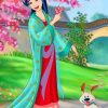 Mulan Princess paint by numbers