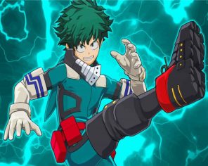 My Hero Academia Deku paint by number