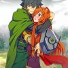 Naofumi And Raphtalia paint by numbers