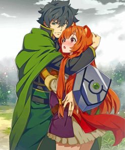 Naofumi And Raphtalia paint by numbers