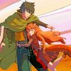 Naofumi and Raphtalia Anime Characters paint by numbers