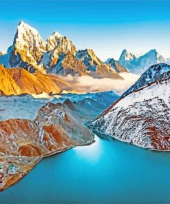 Nepal gokyo lake paint by numbers