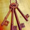 Old Rusty Keys paint by number