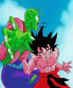 Piccolo And Goku paint by numbers