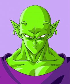 piccolo Dragon Ball Z paint by number