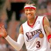 Player Allen Iverson paint by number