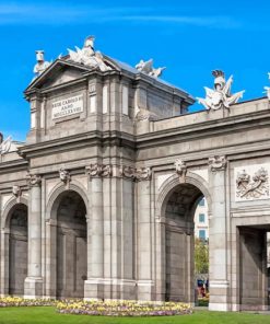 Puerta de Alcalá Madrid Spain paint by numbers