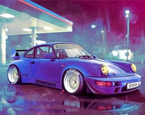 RWB Porsche Car paint by number