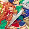 Raphtalia And Naofumi Iwatani paint by number