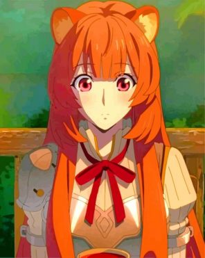 Raphtalia Shield Hero paint by numbers