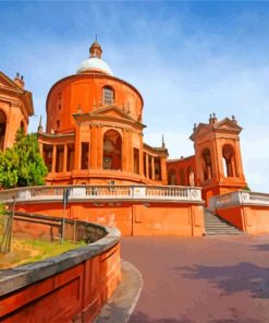 Sanctuary Of The Madonna Di San Luca Bologna paint by number