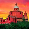 Sanctuary of the Madonna di San Luca Sunset paint by number