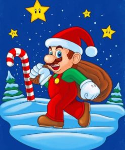 Santa Mario paint by number